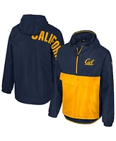 Colosseum Men's Navy Cal Bears Reloaded Anorak Half-Zip Jacket