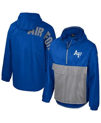 Colosseum Men's Royal Air Force Falcons Reloaded Anorak Half-Zip Jacket