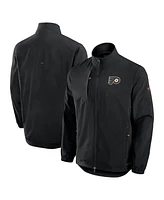 Fanatics Men's Black Philadelphia Flyers Authentic Pro Rink Coaches Full-Zip Jacket