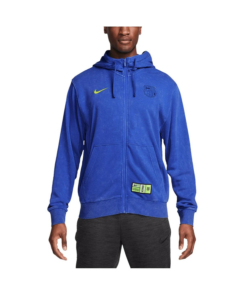 Nike Men's Blue Barcelona Third Club Full-Zip Hoodie