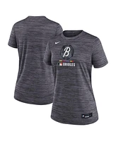 Nike Women's Charcoal Baltimore Orioles Authentic Collection City Connect Velocity Performance T-Shirt