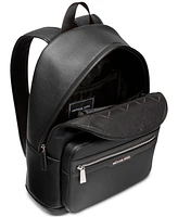 Michael Kors Men's Malone Leather Logo Backpack