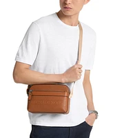 Michael Kors Men's Leather Utility Zip Crossbody Bag