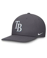 Nike Men's Gray Tampa Bay Rays Pro Performance Snapback Hat