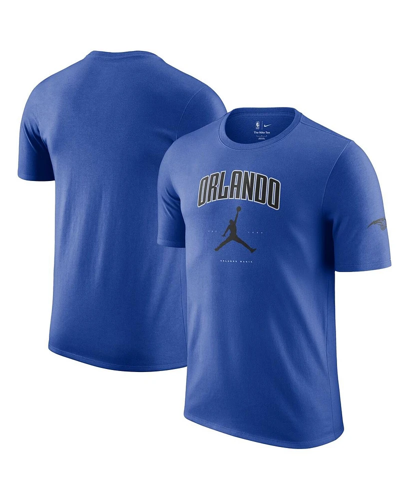 Jordan Men's and Women's Blue Orlando Magic Essential Cities T-Shirt