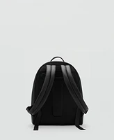 Mango Men's Faux-Leather Backpack