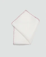 Mango Men's Silk Embroidered Pocket Handkerchief