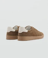 Mango Men's Suede Mixed Sneakers