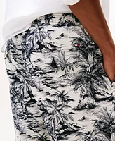 Tommy Hilfiger Men's Big & Tall Brooklyn Relaxed Fit Printed 7" Shorts