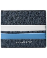 Michael Kors Men's Malone Slim Stripe Logo Wallet
