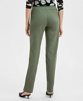 I.n.c. International Concepts Women's Tummy-Control Pull-On Straight-Leg Pants, Created for Macy's