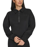 Calvin Klein Performance Women's Logo Half-Zip Sweatshirt