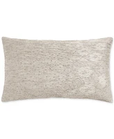 Hotel Collection Shadow Floral Micropleated Decorative Pillow, 14" x 22", Exclusively at Macy's