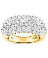 Forever Grown Diamonds Lab-Grown Diamond Pave Band (2 ct. t.w.) Sterling Silver or 14K Gold-Plated