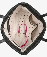 On 34th Extra-Large Woven Tote, Exclusively at Macy's