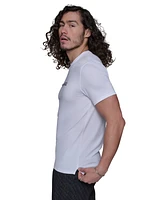 Karl Lagerfeld Paris Men's Regular-Fit Logo Graphic Rash Guard