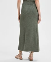 I.n.c. International Concepts Women's Ribbed Sweater Skirt, Exclusively at Macy's