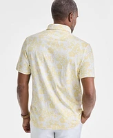 Club Room Men's Hibiscus Pima Polo Shirt, Exclusively at Macy's