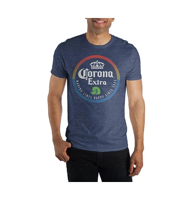 Corona Men's Limes Happy Navy T-Shirt-2X