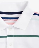 Club Room Men's Team Stripe Pique Polo Shirt, Exclusively at Macy's