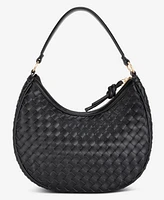 On 34th Woven Crossbody Hobo, Exclusively at Macy's