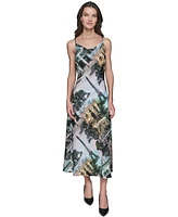 Karl Lagerfeld Paris Women's Scene Slip Midi Dress