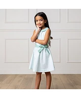 Hope & Henry Girls' Organic Peter Pan Collar Seersucker Dress