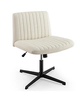 Criss-Cross Legged Chair Stylish and Stable Seating Without Wheels