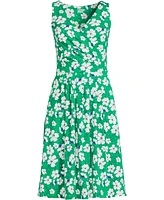 Lands' End Women's Front Fit and Flare Dress
