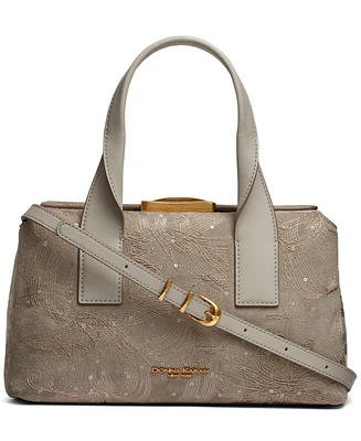 Donna Karan New York Amagansett Floral Embroidery Mini Satchel Bag