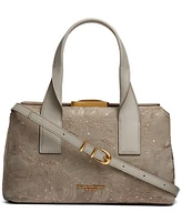 Donna Karan New York Amagansett Floral Embroidery Mini Satchel Bag