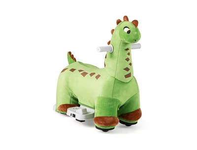 6V Kids Ride on Dinosaur with Foot Pedal and Padded Seat and Music