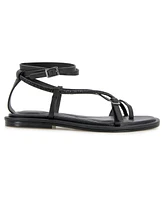 Kenneth Cole New YorkWomen's Paros Jewel Square Toe Flat Sandals