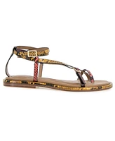 Kenneth Cole New York Women's Paros Square Toe Flat Sandals