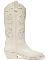 Coach Women's Aria Leather Tall Cowboy Boots