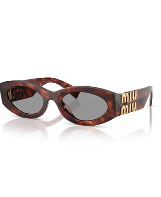 Miu Miu Women's Standard Sunglasses, 0MU 11WS