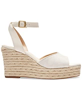 Coach Women's Signature C Canvas Espadrille Wedge Sandals