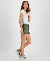 Dollhouse Juniors' High Rise Cargo Shorts