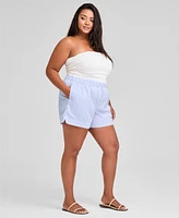 And Now This Trendy Plus High-Rise Boxer Shorts, Exclusively at Macy's