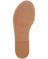 Aldo Women's Vasia Hardware-Trim Slide Flat Sandals