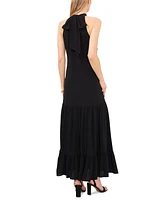 Vince Camuto Women's Halter-Neck Tiered Maxi Dress