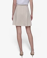 Karl Lagerfeld Paris Women's Lurex Pleated Mini Dress