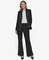 Karl Lagerfeld Paris Women's Single-Button Blazer