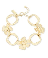 I.n.c. International Concepts Gold-Tone Flower Statement Flex Bracelet, Exclusively at Macy's