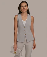 Donna Karan New York Women's V-Neck Sweater Vest