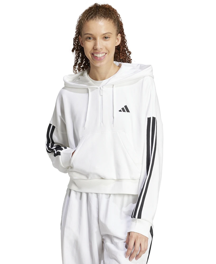 adidas Women's The Essentials Relaxed Hooded Track Jacket