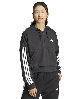 adidas Women's The Essentials Relaxed Hooded Track Jacket