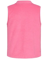 adidas Big Girls Sleeveless Terry Polo Tank Top