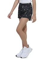 adidas Big Girls Logo-Print Pique Knit Pull-On Shorts