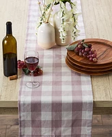 Design Imports Buffalo Check Table Runner, 14" x 72"